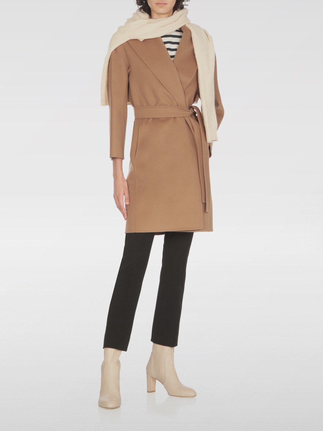 MAX MARA：トレンチコート レディース - ベージュ | GIGLIO.COMオンラインのMax Mara コート 2429016121600