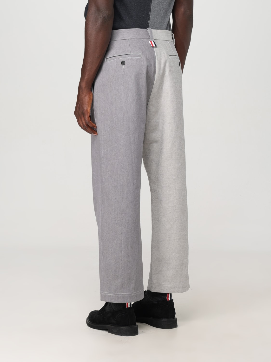 THOM BROWNE PANTS: Pants men Thom Browne, Grey - Img 3