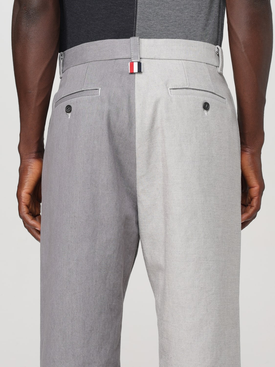 THOM BROWNE PANTS: Pants men Thom Browne, Grey - Img 5