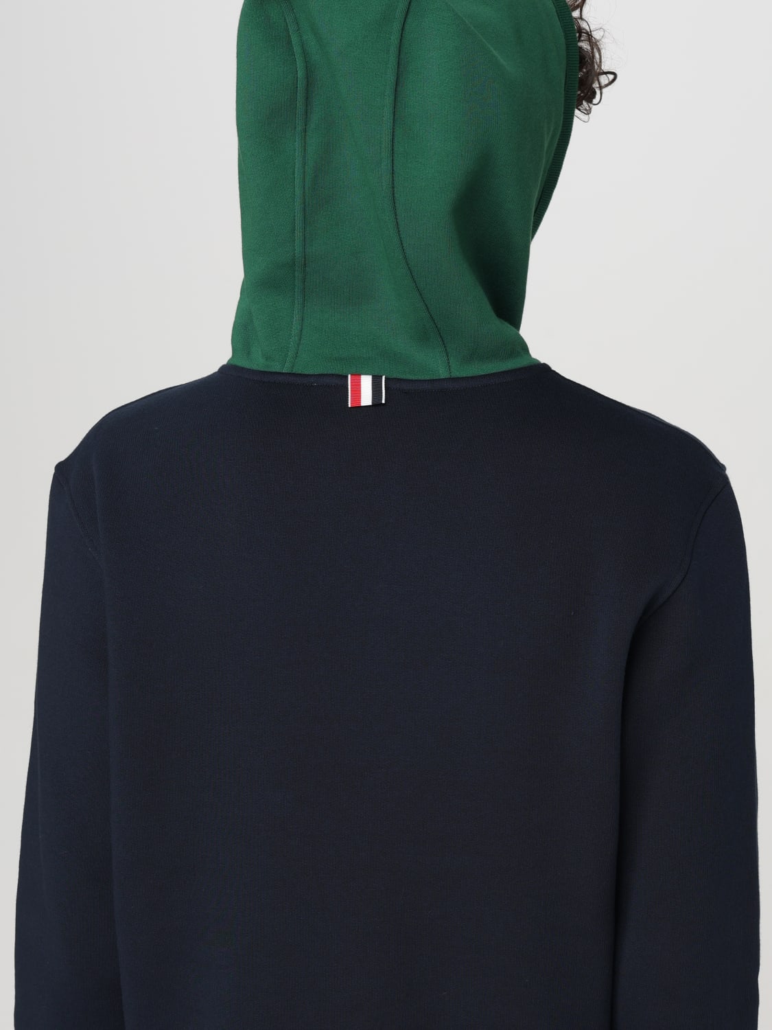 THOM BROWNE SWEATSHIRT: Pull homme Thom Browne, Bleu - Img 5