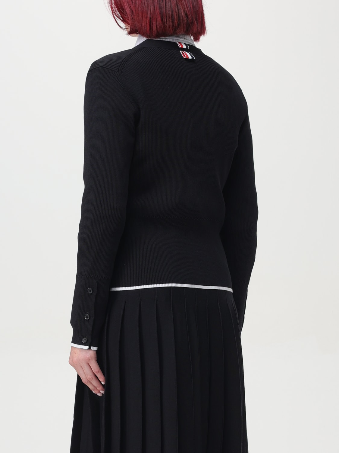 THOM BROWNE STRICKJACKE: Strickjacke damen Thom Browne, Schwarz - Img 3