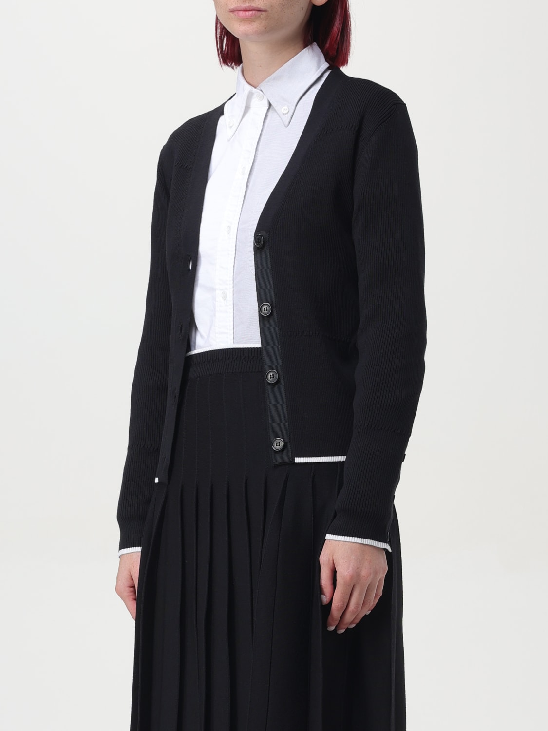 THOM BROWNE STRICKJACKE: Strickjacke damen Thom Browne, Schwarz - Img 4