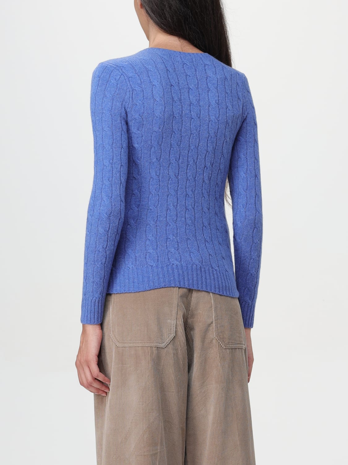 POLO RALPH LAUREN SWEATER: Sweater woman Polo Ralph Lauren, Gnawed Blue - Img 2