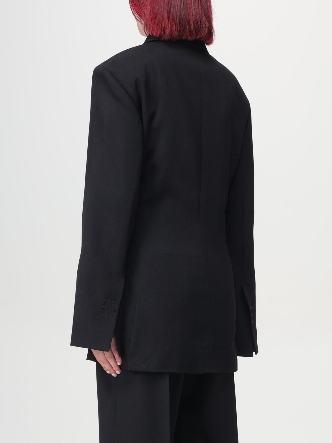 アウターその他 JACQUEMUS Woman Blazer Black 23E231JA0221333 990 The Tibau jacket by JACQUEMUS | Official website