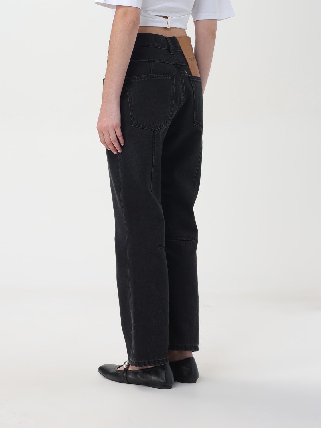 JACQUEMUS JEANS: Jeans femme Jacquemus, Noir - Img 3