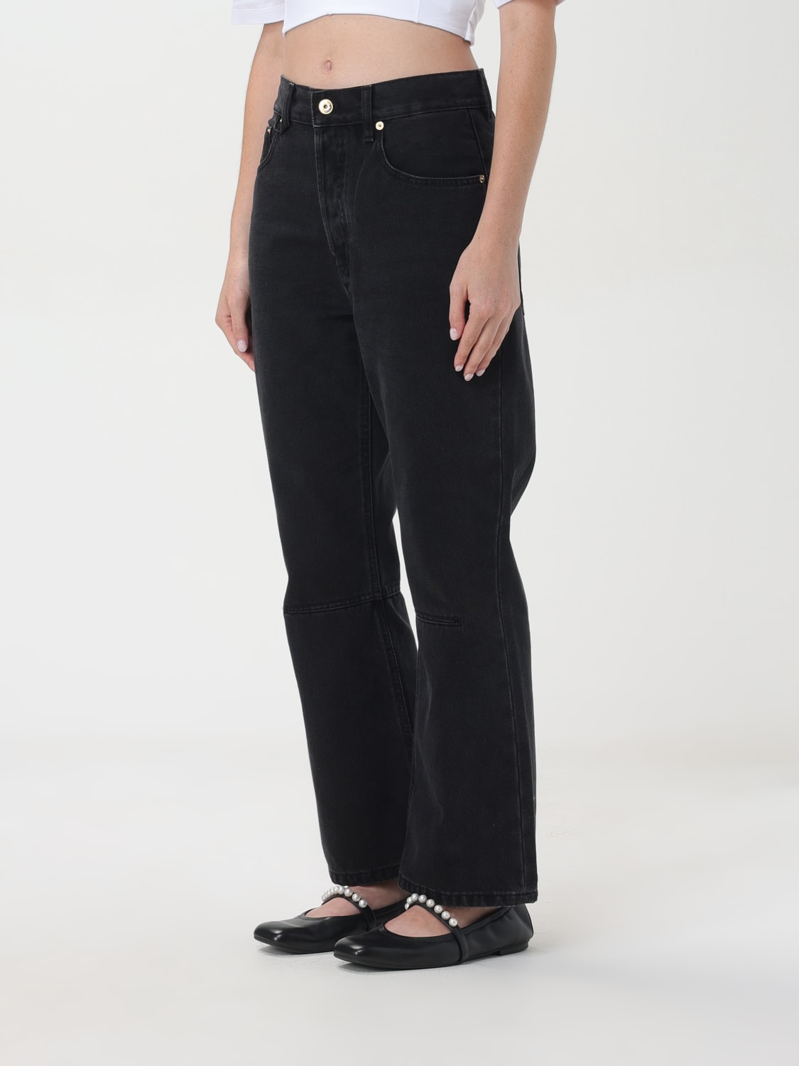 JACQUEMUS JEANS: Jeans femme Jacquemus, Noir - Img 4