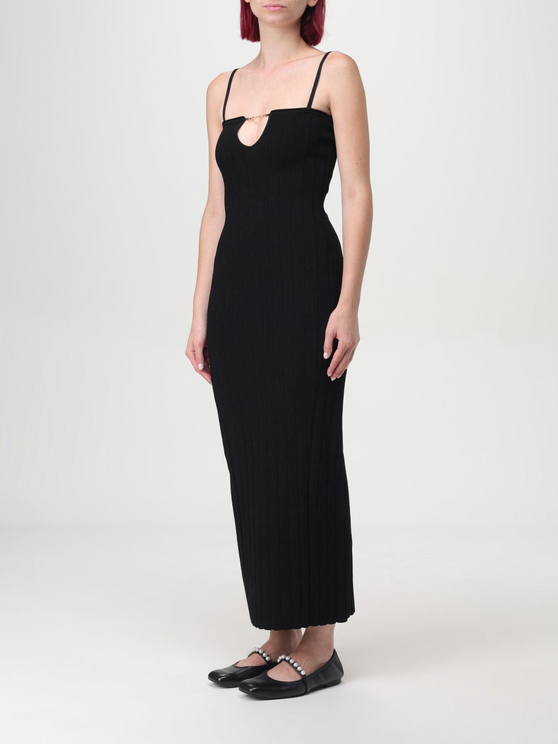 JACQUEMUS DRESS: Dress woman Jacquemus, Black - Img 3