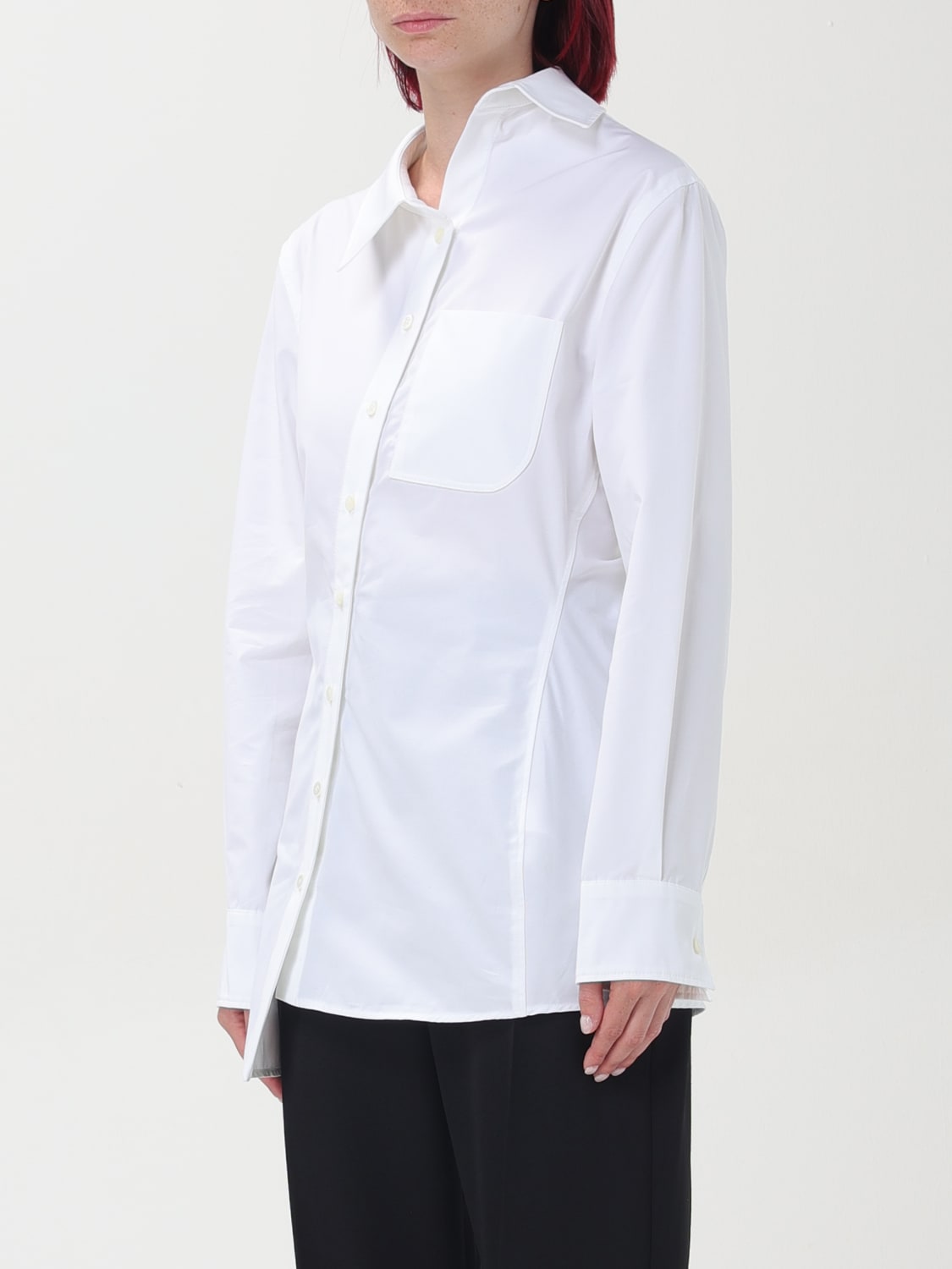 JACQUEMUS CAMICIA: Camicia Jacquemus in popeline di cotone , Bianco - Img 4