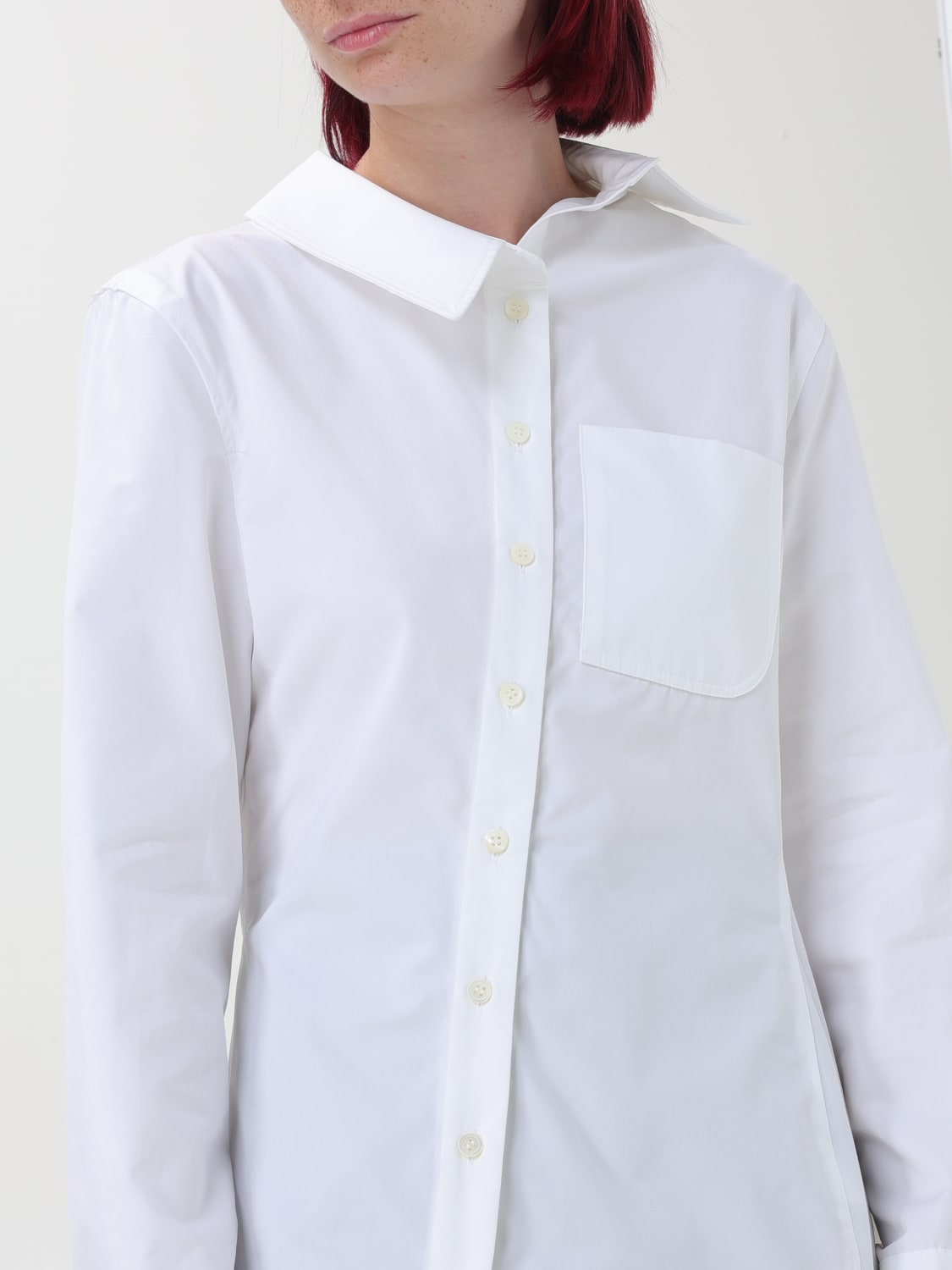 JACQUEMUS CAMICIA: Camicia Jacquemus in popeline di cotone , Bianco - Img 5