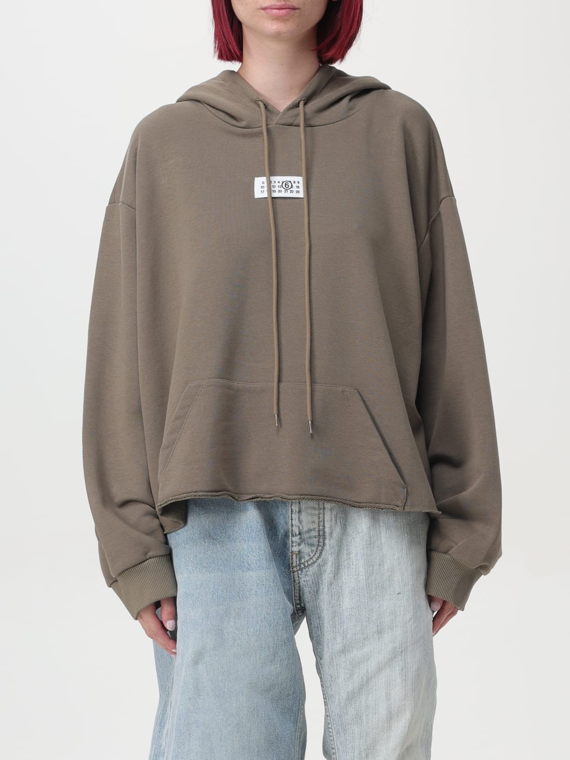 MM6 MAISON MARGIELA SUDADERA: Jersey mujer Mm6 Maison Margiela, Verde - Img 1