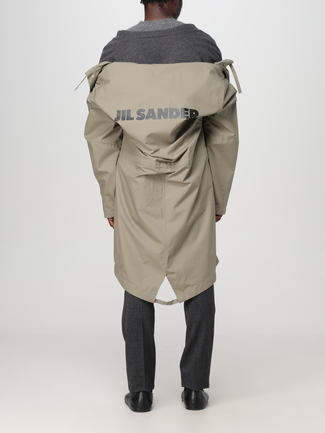 JIL SANDER 재킷: 코트 남성 Jil Sander, 그린 - Img 2