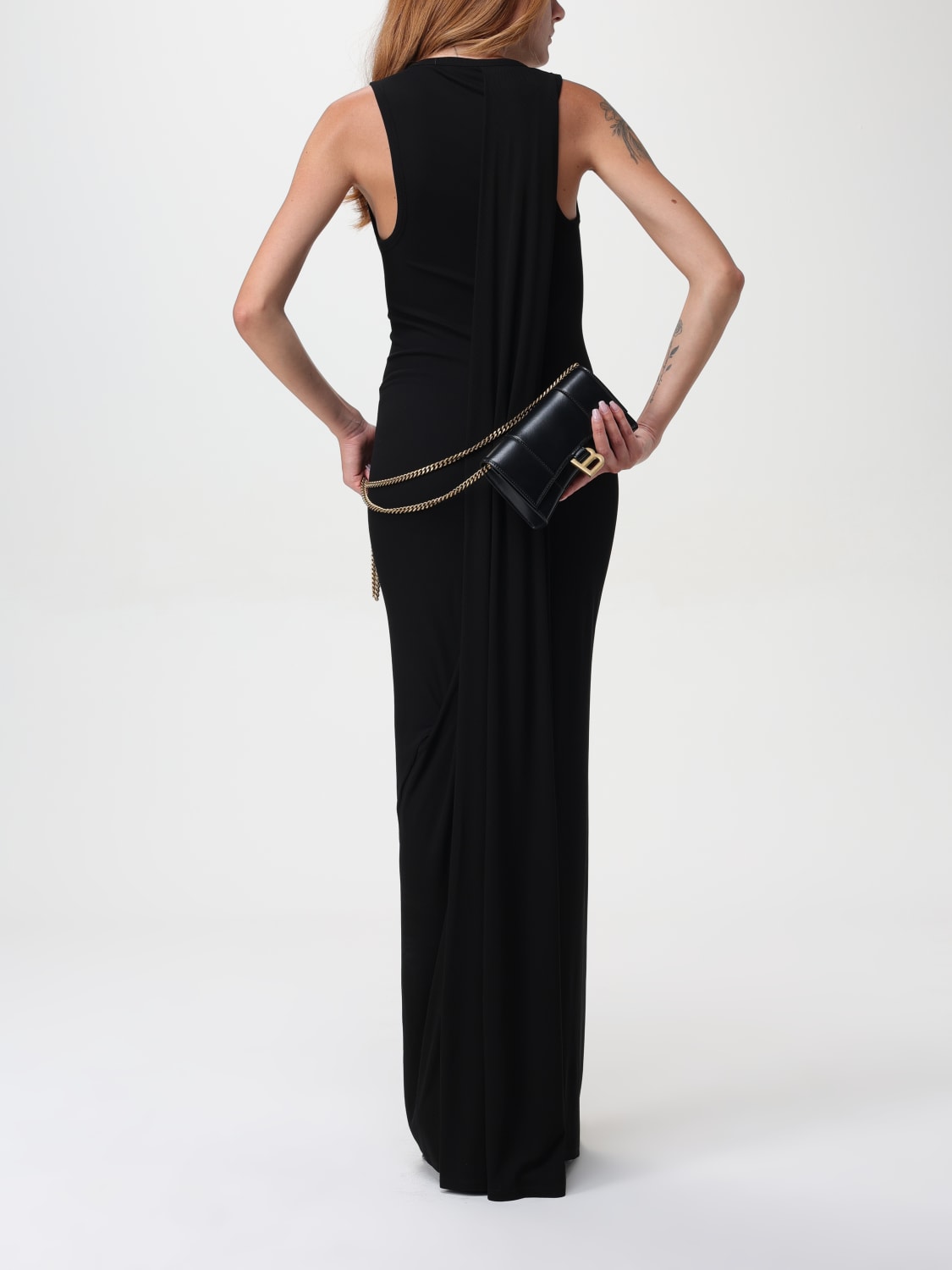 BALENCIAGA DRESS: Top woman Balenciaga, Black - Img 2