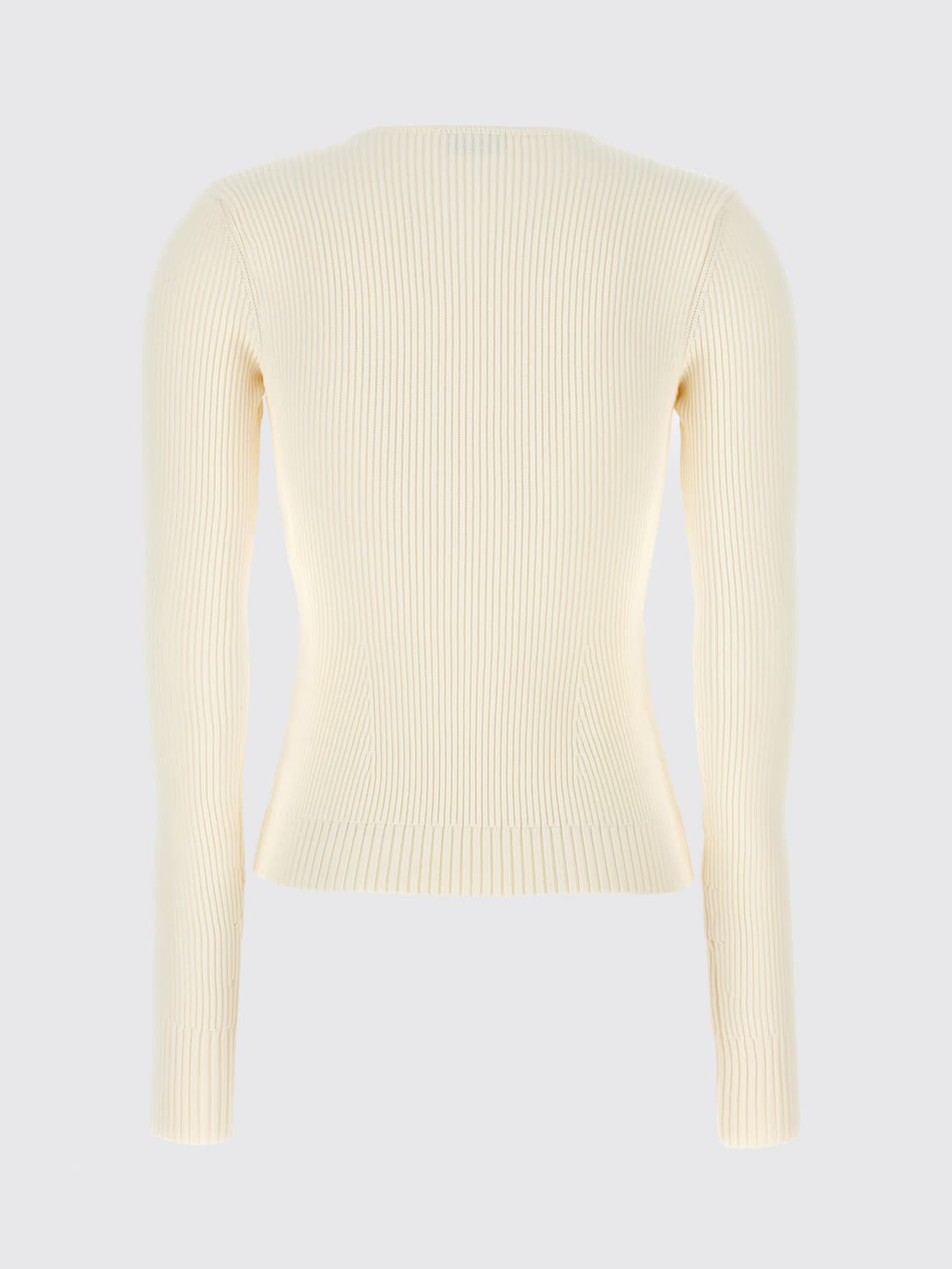 MAGDA BUTRYM SWEATER: Cardigan woman Magda Butrym, White - Img 2