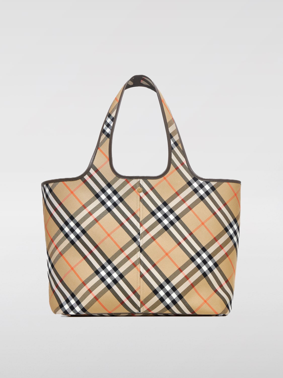 Giglio Borsa Vintage Check Burberry in canvas jacquard