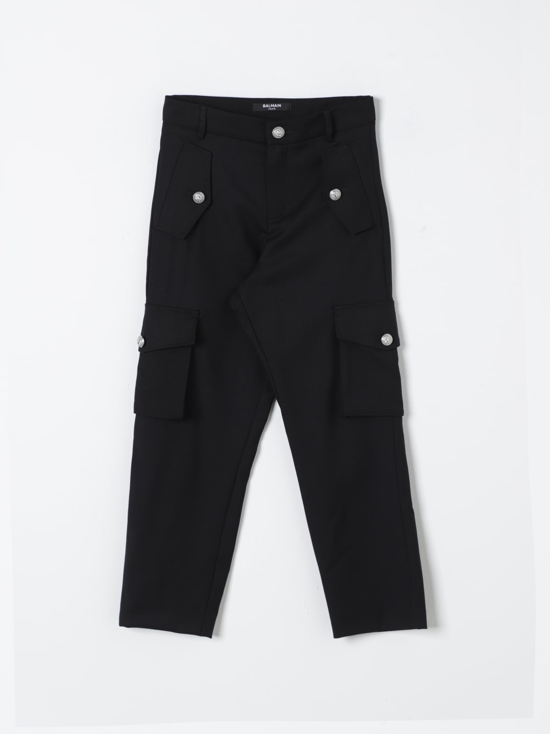 BALMAIN PANTS: Pants kids Balmain, Black - Img 1