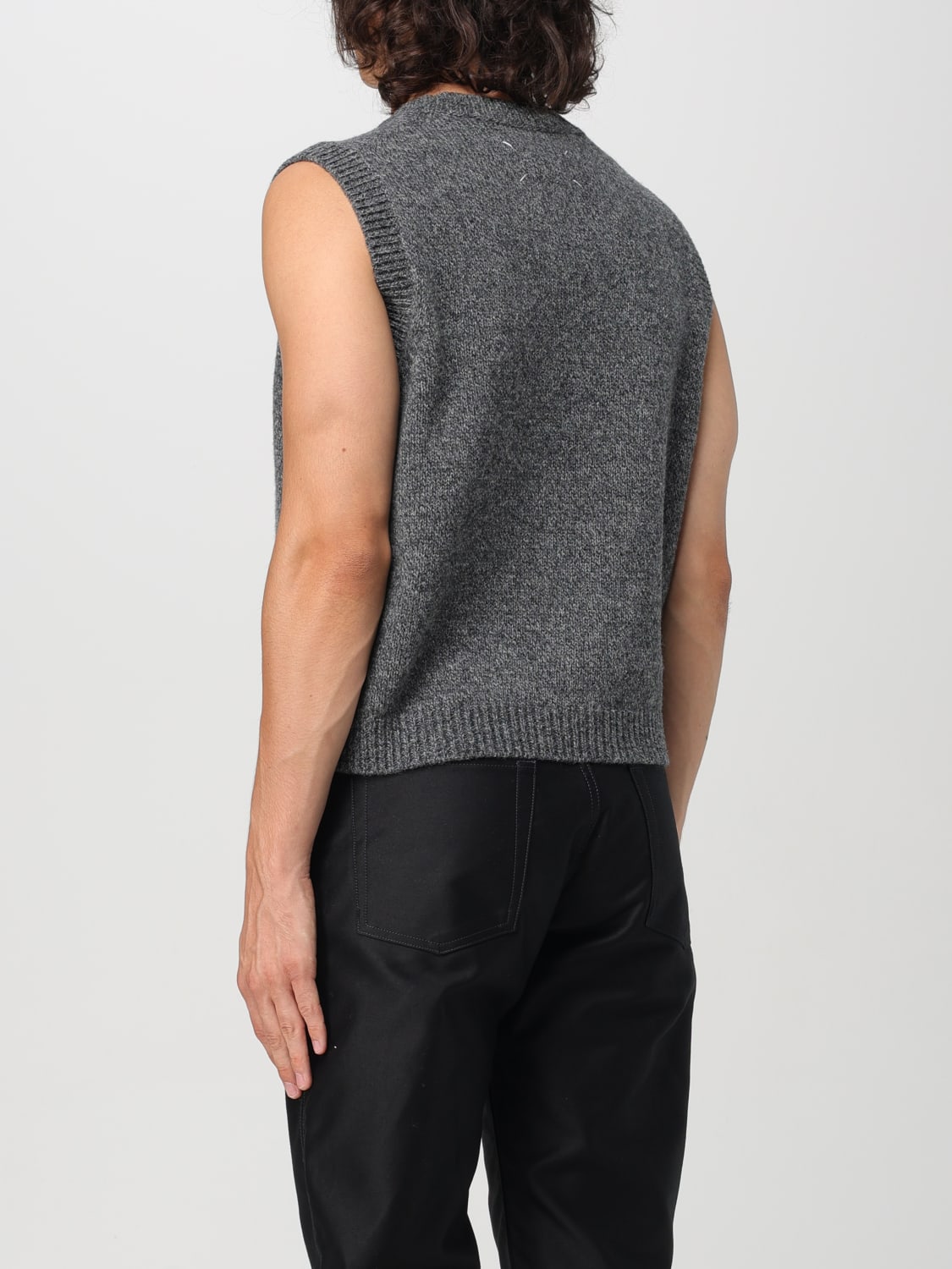 MAISON MARGIELA SUIT VEST: Sweater men Maison Margiela, Grey - Img 3