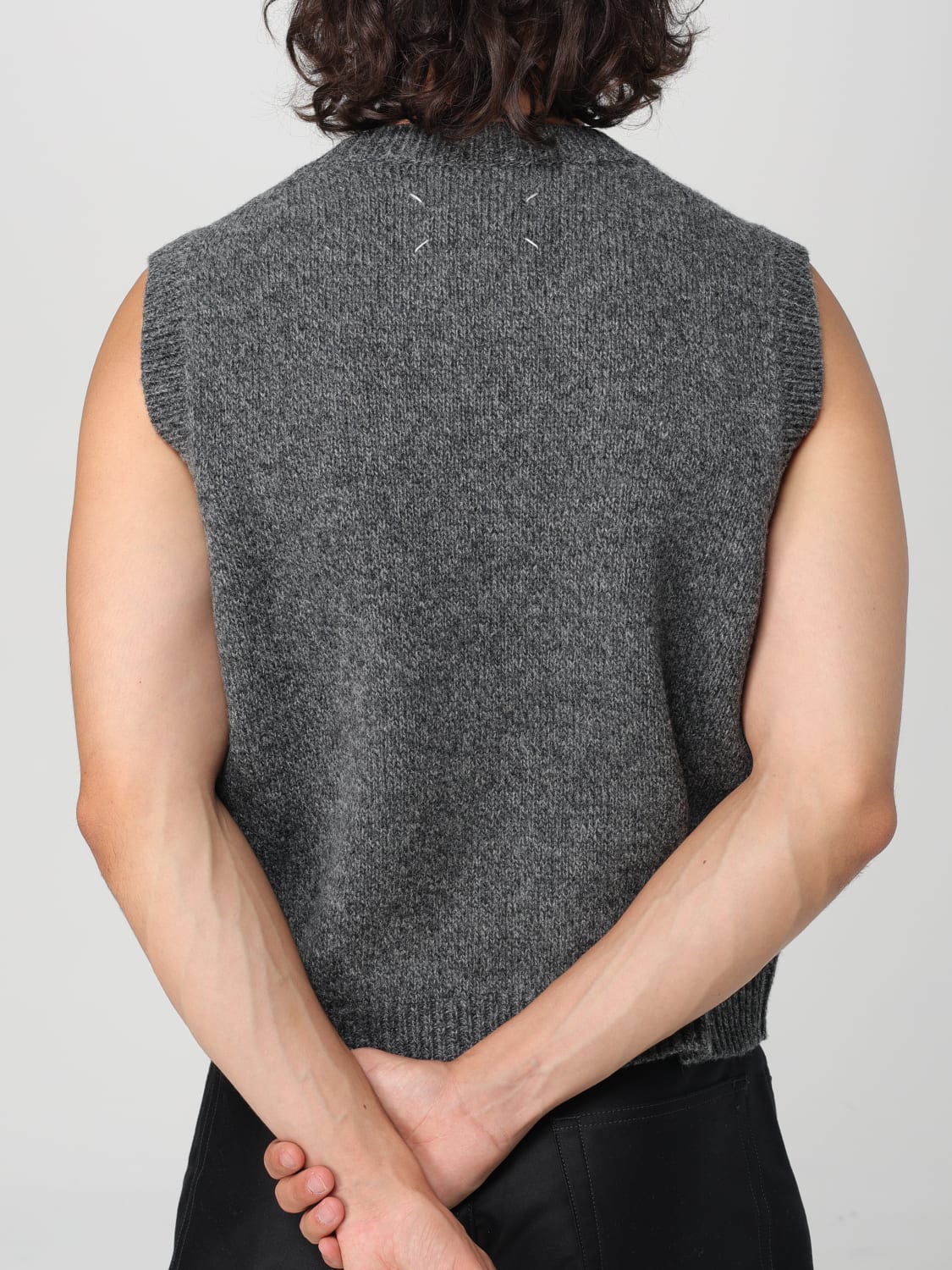 MAISON MARGIELA SUIT VEST: Sweater men Maison Margiela, Grey - Img 5