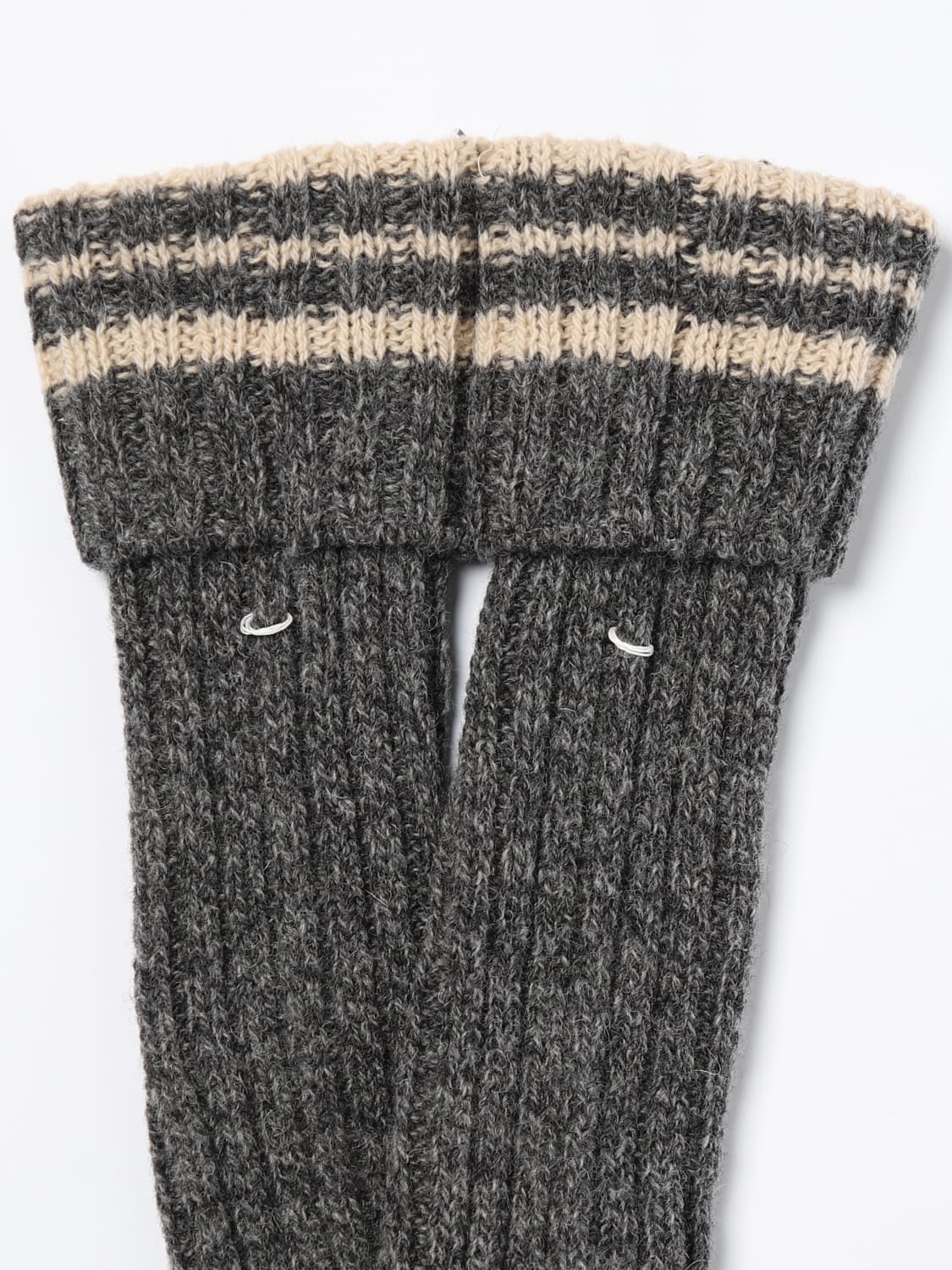 MAISON MARGIELA SOCKS: Socks men Maison Margiela, Grey - Img 2