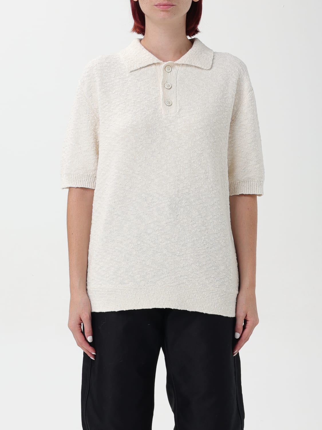 MAISON MARGIELA POLO SHIRT: Top woman Maison Margiela, White - Img 1