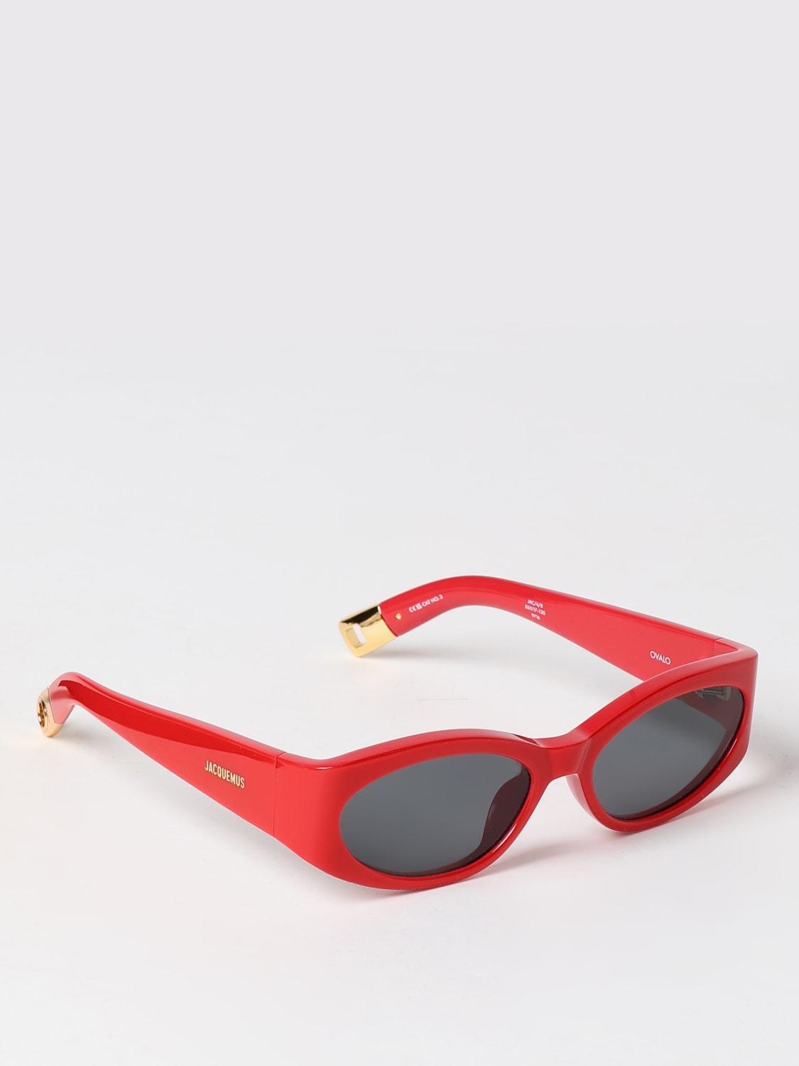 JACQUEMUS SUNGLASSES: Sunglasses woman Jacquemus, Red - Img 1