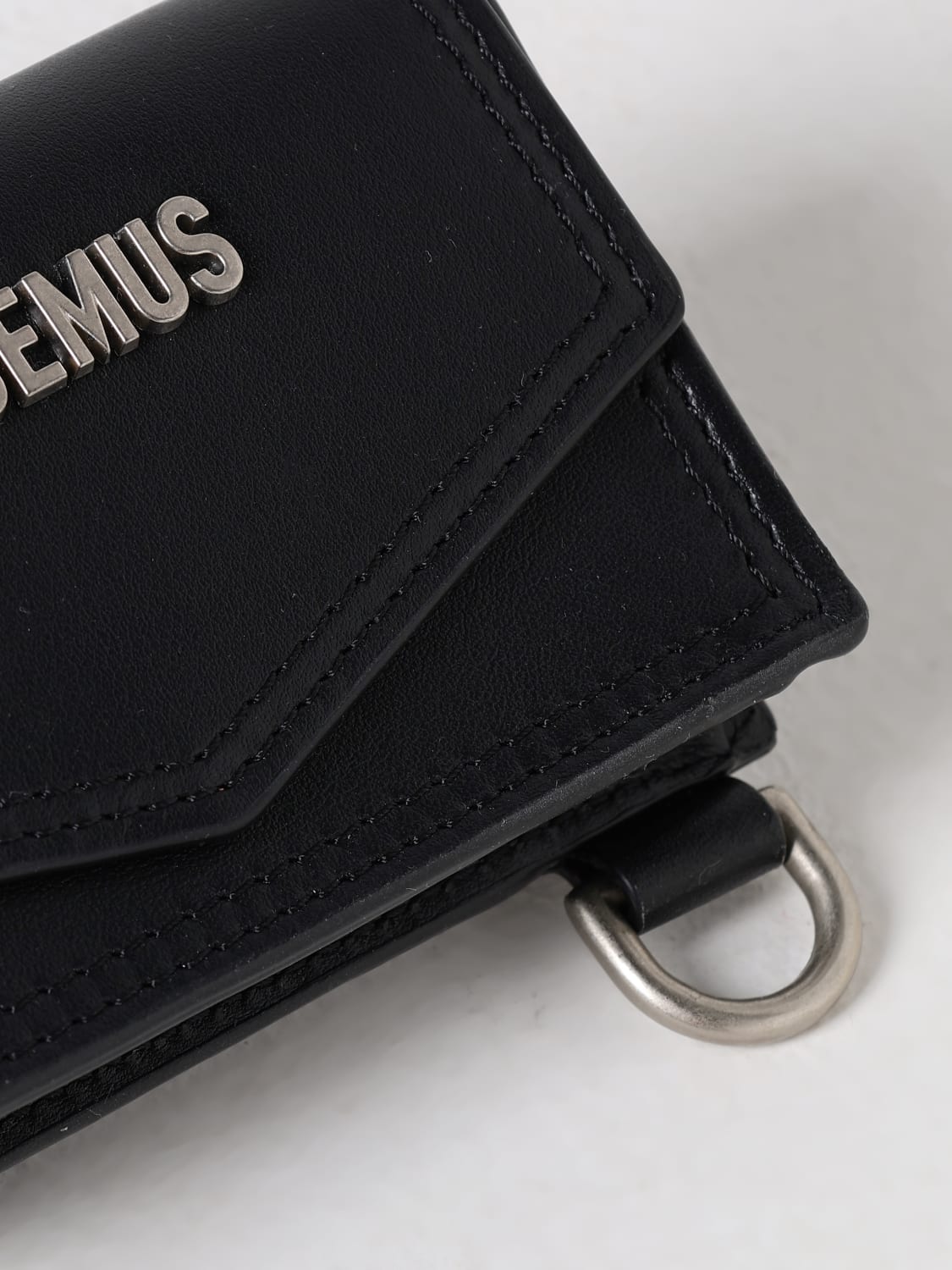 JACQUEMUS CARTERA: Cartera hombre Jacquemus, Negro - Img 4