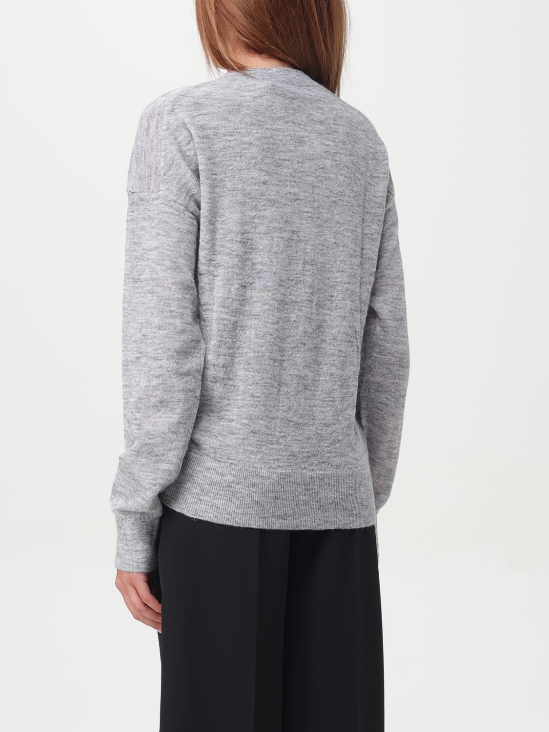 CALVIN KLEIN SWEATER: Sweatshirt woman Calvin Klein, Grey - Img 2