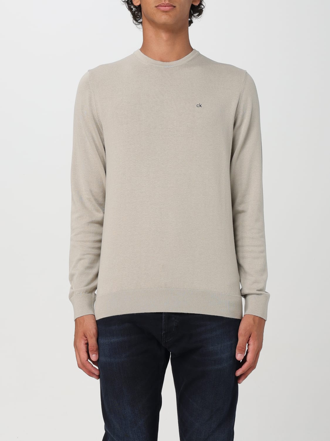 Pull calvin fashion klein homme gris