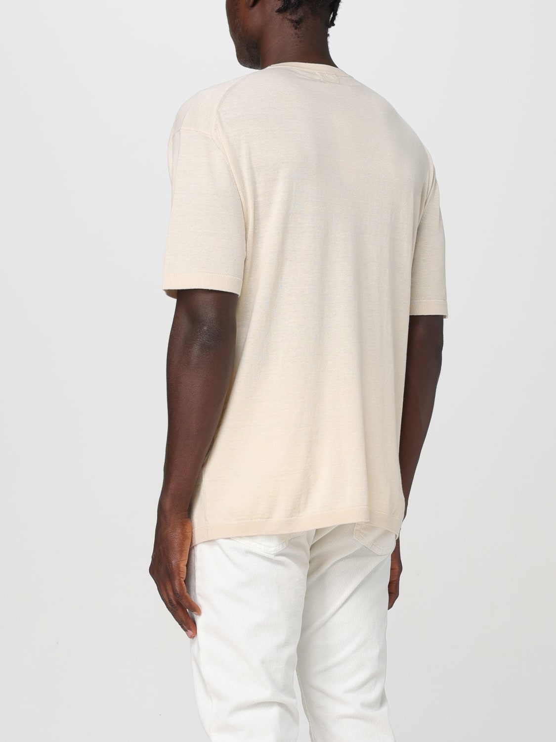 CALVIN KLEIN T-SHIRT: T-shirt men Calvin Klein, Yellow Cream - Img 2