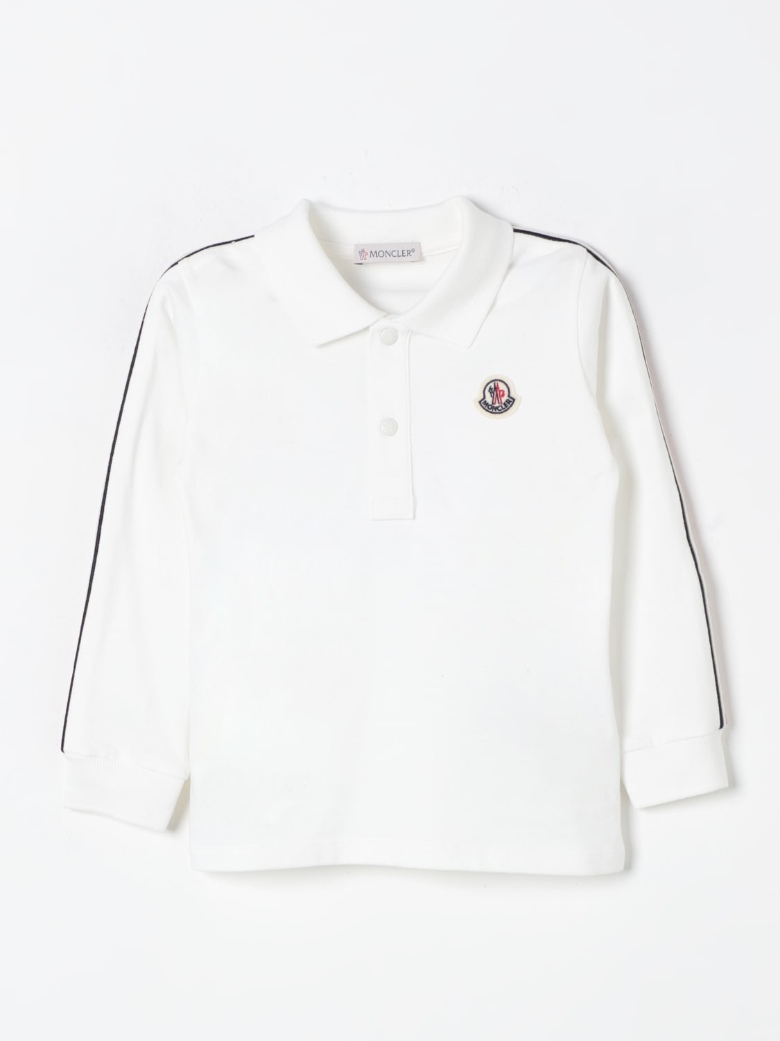 MONCLER T-SHIRT: T-shirt kids Moncler, White - Img 1