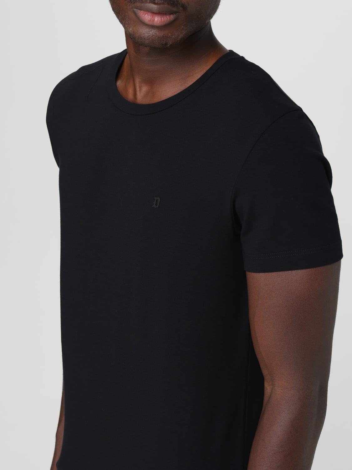 DONDUP T-SHIRT: T-shirt men Dondup, Black - Img 3