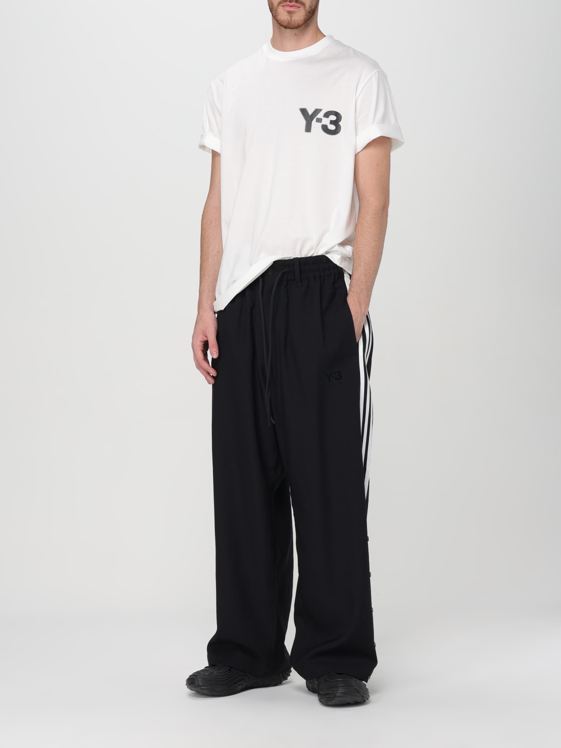 Y-3 PANTS: Pants men Y-3, Black - Img 2