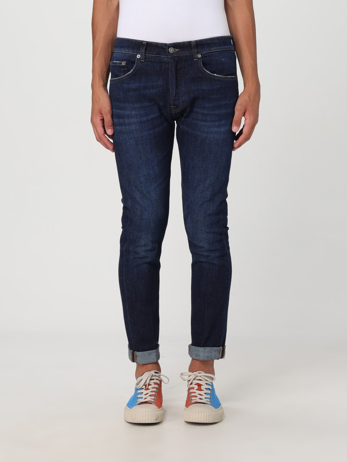 DONDUP JEANS: Jeans Dondup in denim di cotone , Denim - Img 1