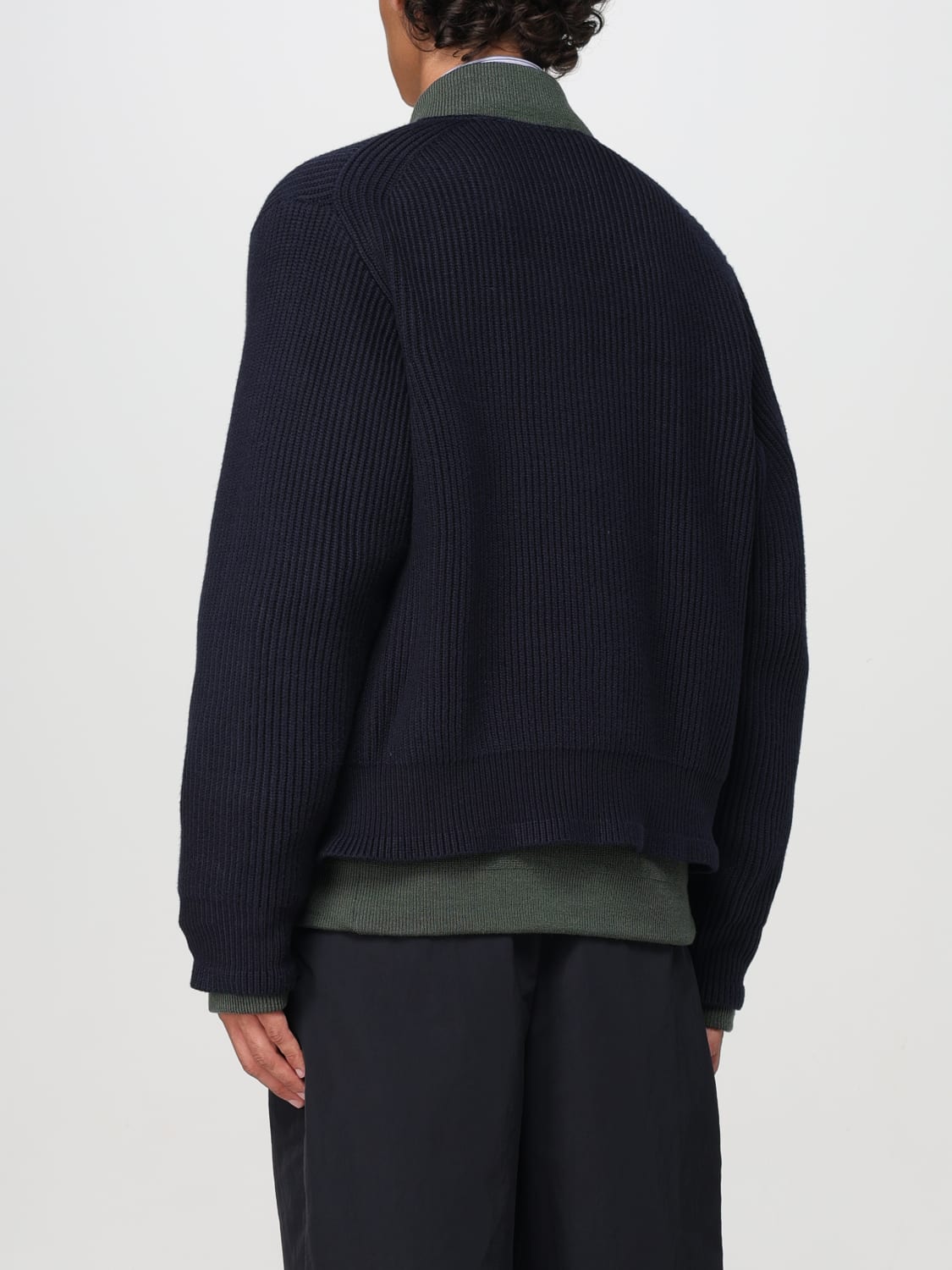 SACAI CARDIGAN: Cardigan men Sacai, Blue - Img 3