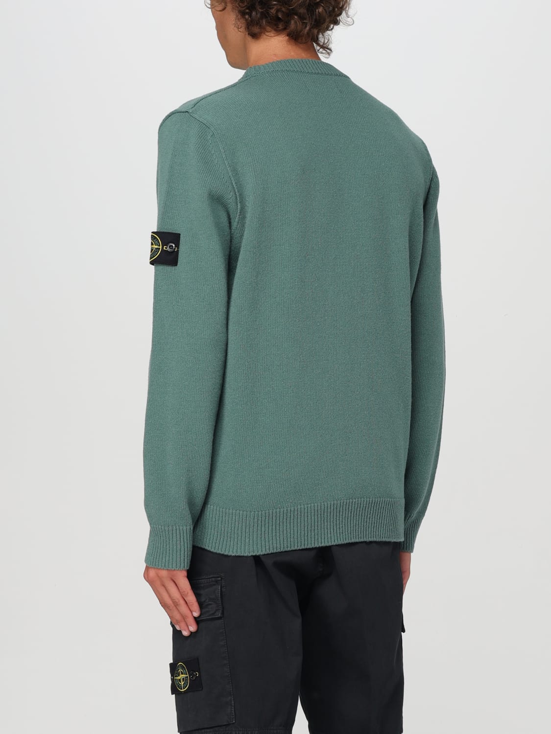 STONE ISLAND SWEATER: Sweatshirt men Stone Island, Sage - Img 3