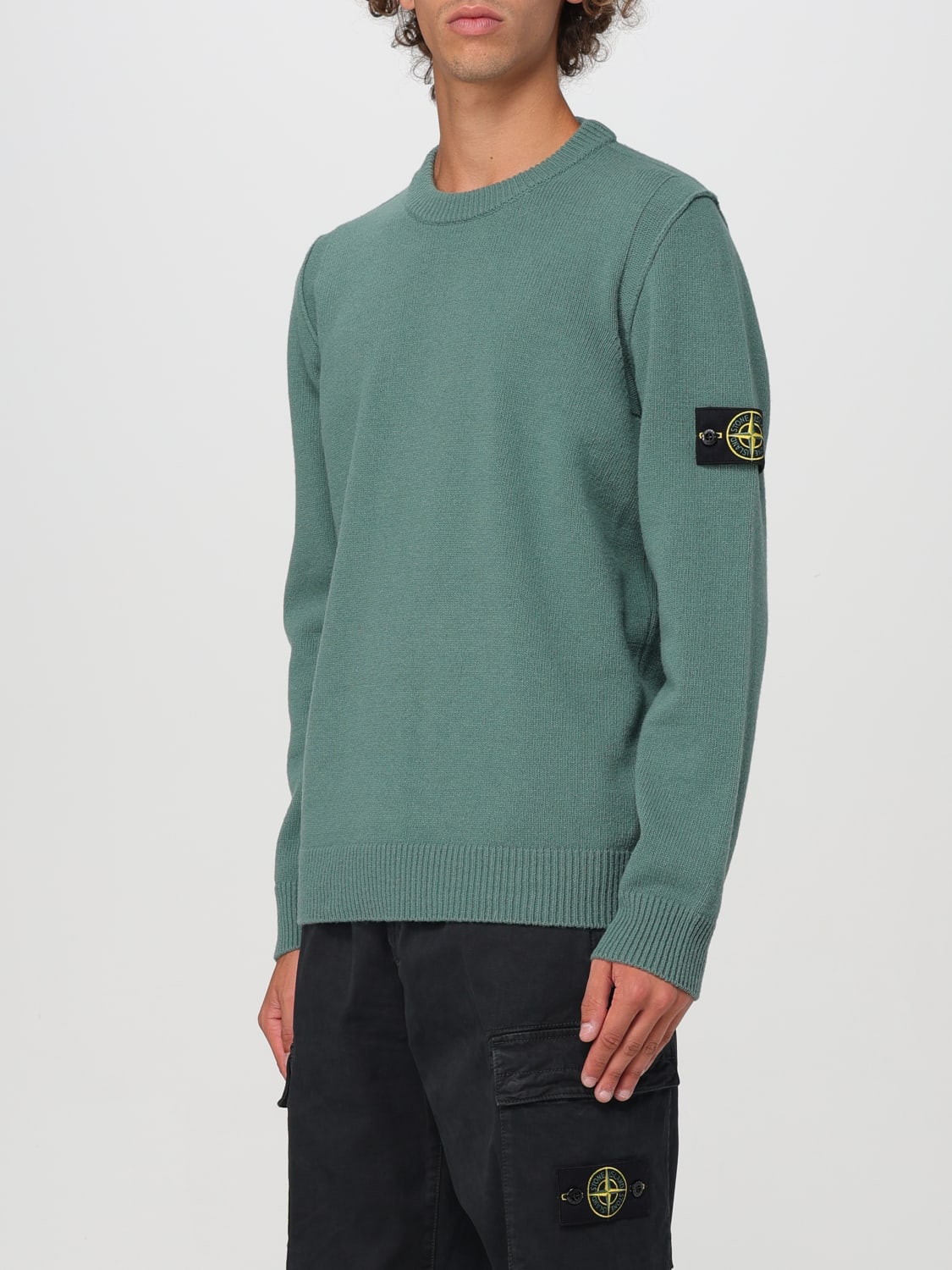 STONE ISLAND SWEATER: Sweatshirt men Stone Island, Sage - Img 4