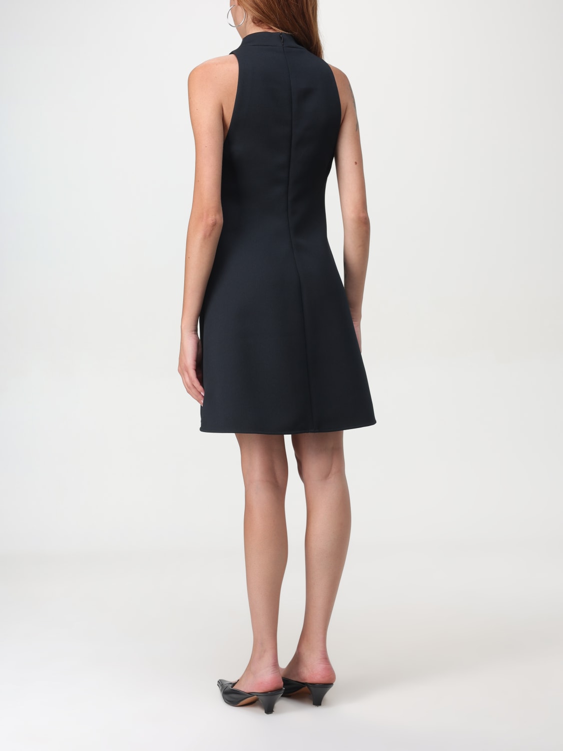 COURRÈGES DRESS: Dress woman CourrÈges, Black - Img 2