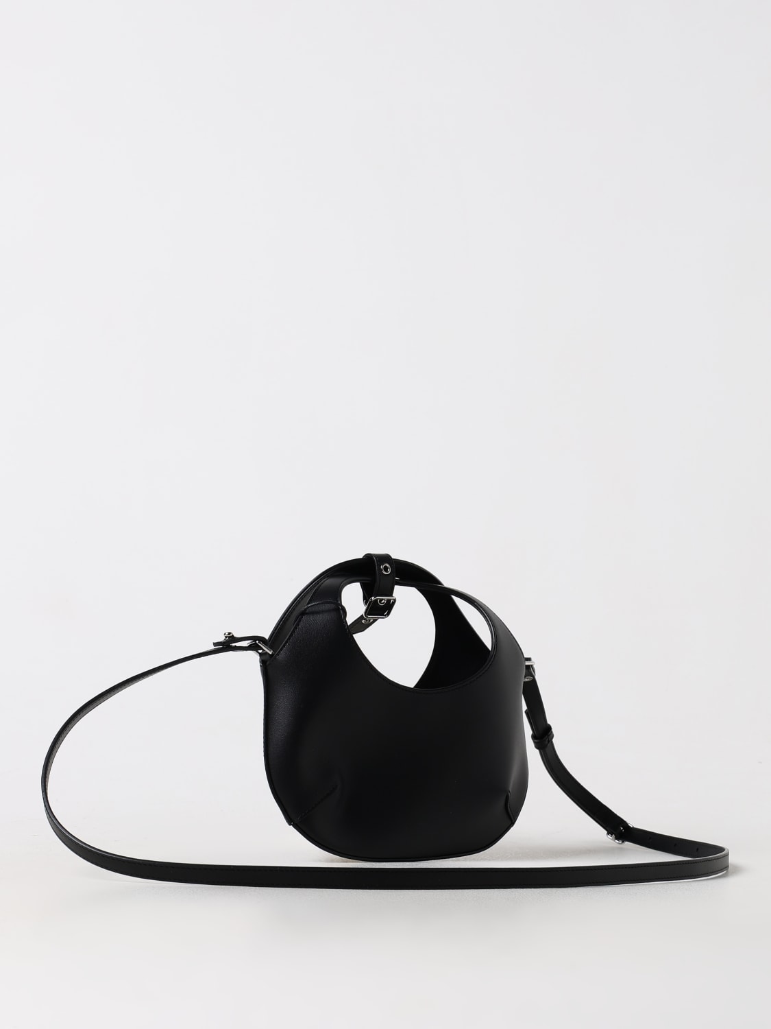 COURRÈGES: Shoulder bag woman - Black | Courrèges mini bag