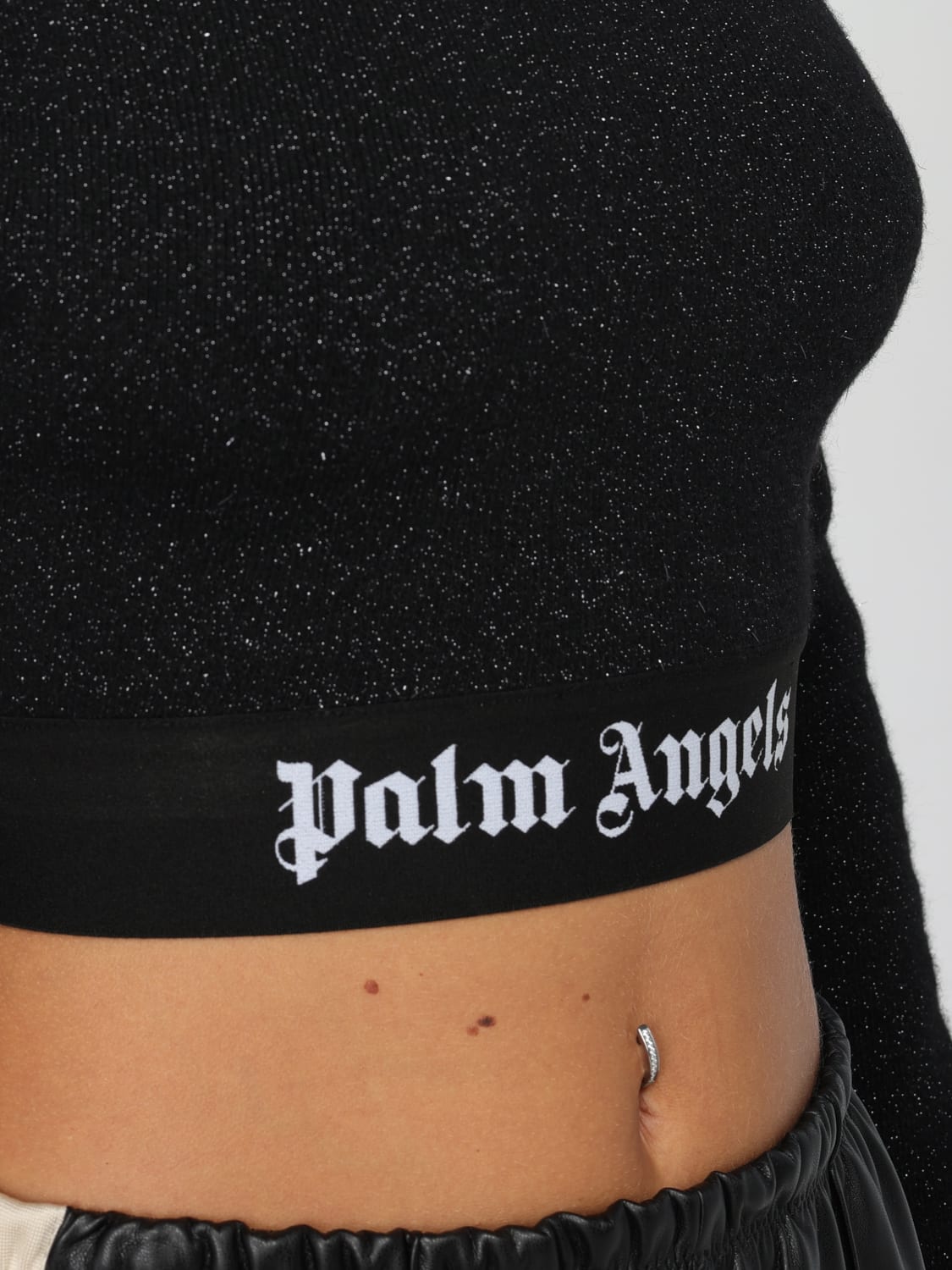 PALM ANGELS SWEATER: Sweater woman Palm Angels, Black - Img 5