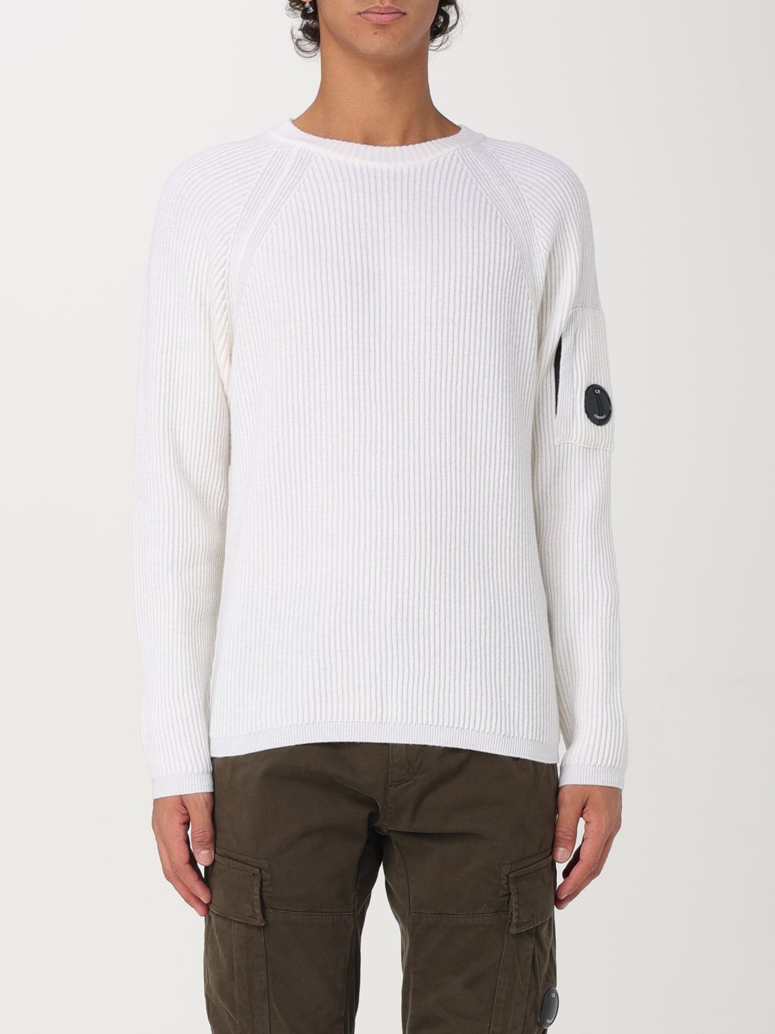 C.P. COMPANY SWEATER: Sweater men C.P. Company, White - Img 1