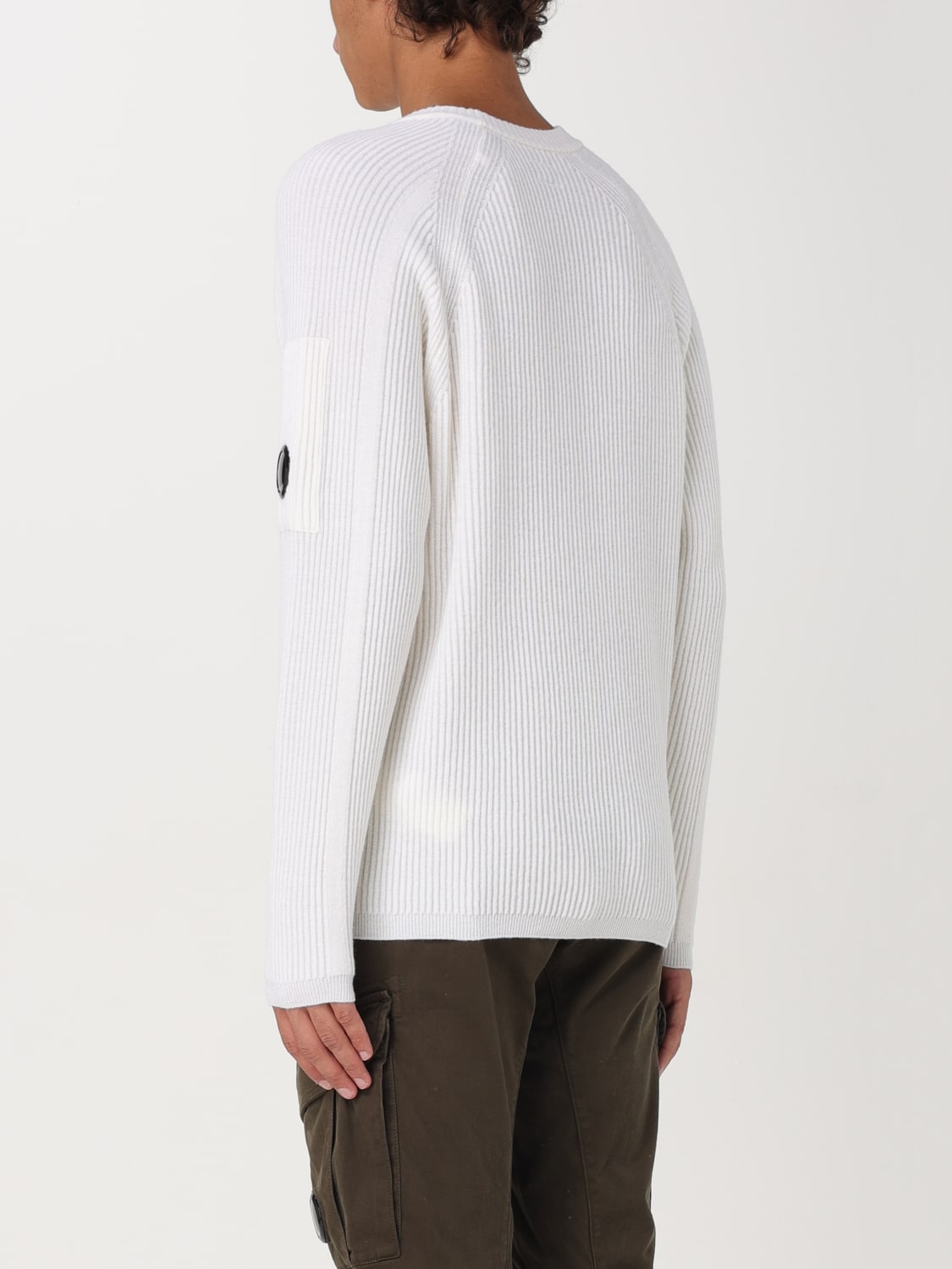 C.P. COMPANY SWEATER: Sweater men C.P. Company, White - Img 3