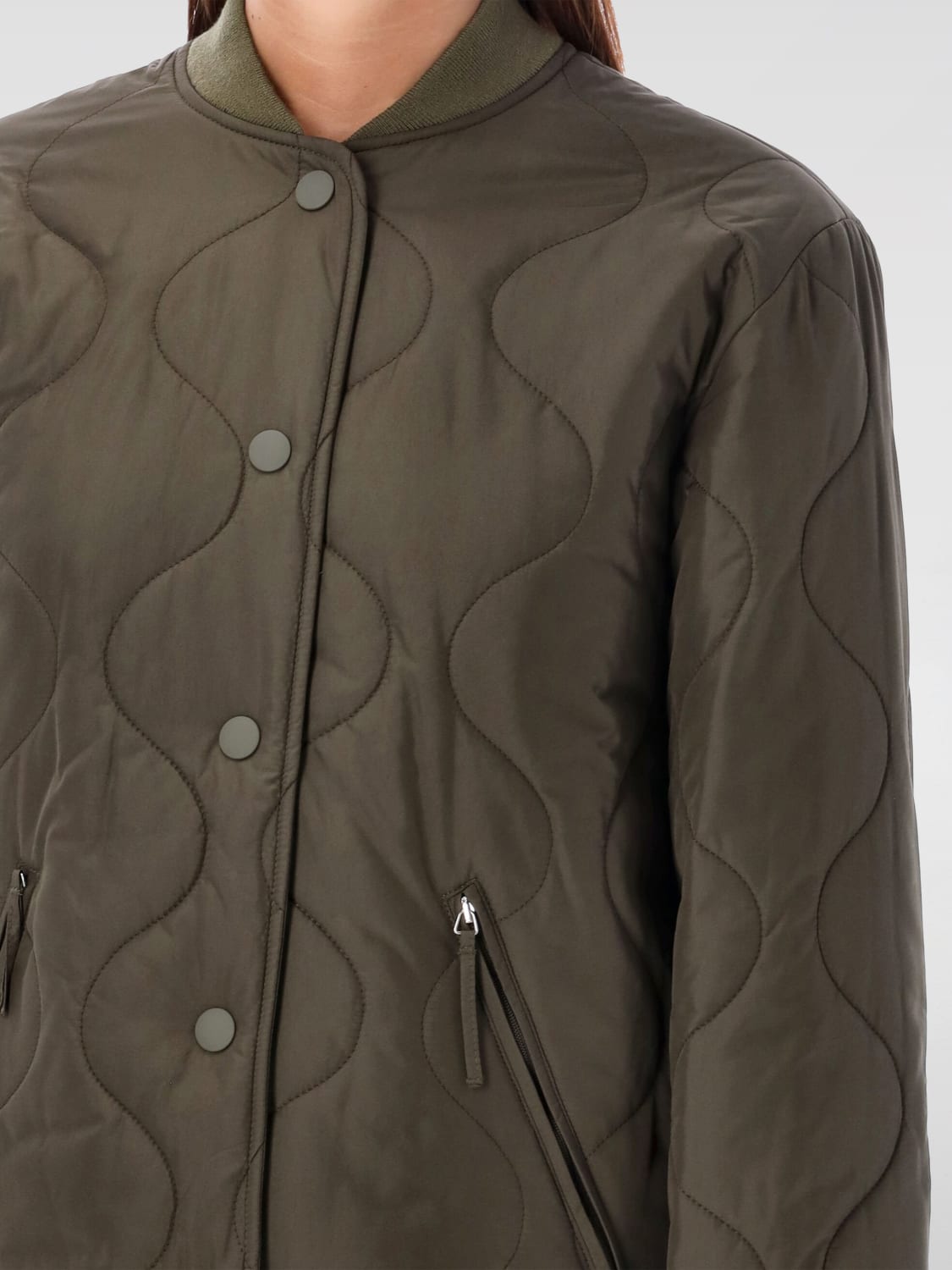 A.P.C. VESTE: Manteau femme A.P.C., Kaki - Img 3