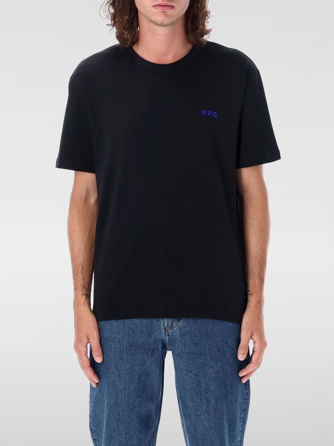 A.P.C. T-SHIRT: T-shirt men A.P.C., Black - Img 1