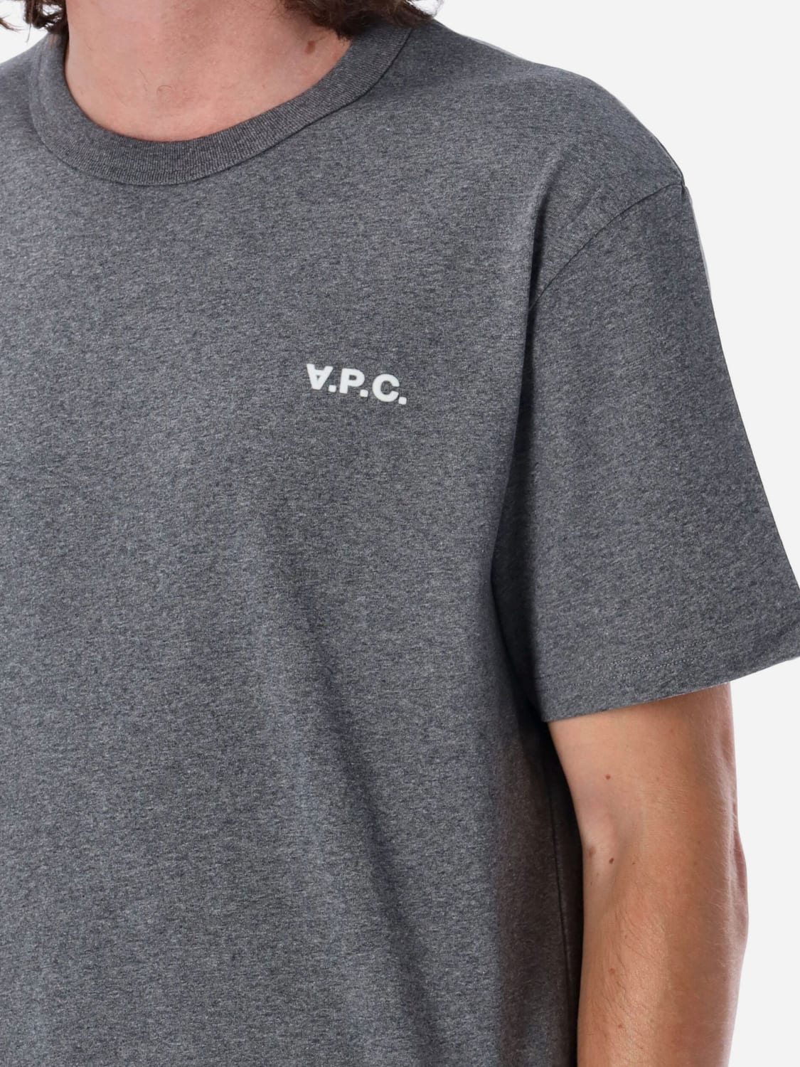 A.P.C. T-SHIRT: T-shirt men A.P.C., Grey - Img 3