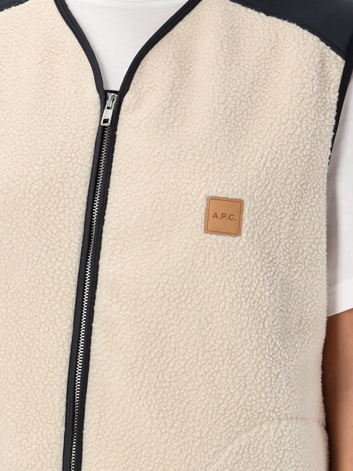 【関税込み】A.P.C. ベージュ Emilie ベスト A.P.C.：ジャケット レディース - ベージュ | GIGLIO.COM
