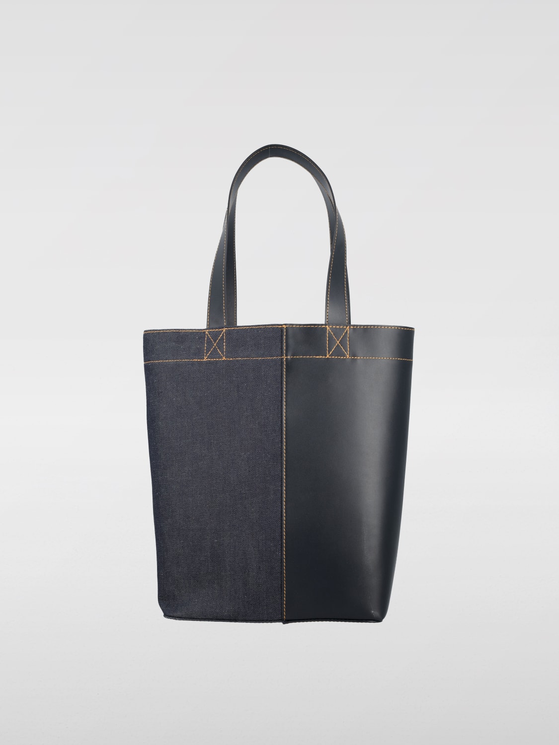 A.P.C. BORSA: Borsa Axel A.P.C. in denim e pelle , Blue - Img 4