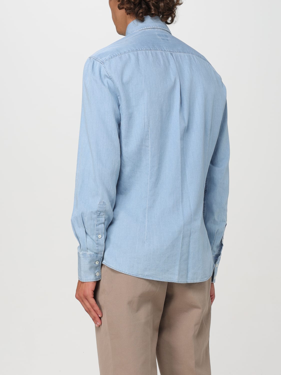 BRUNELLO CUCINELLI SHIRT: Shirt men Brunello Cucinelli, Denim - Img 3