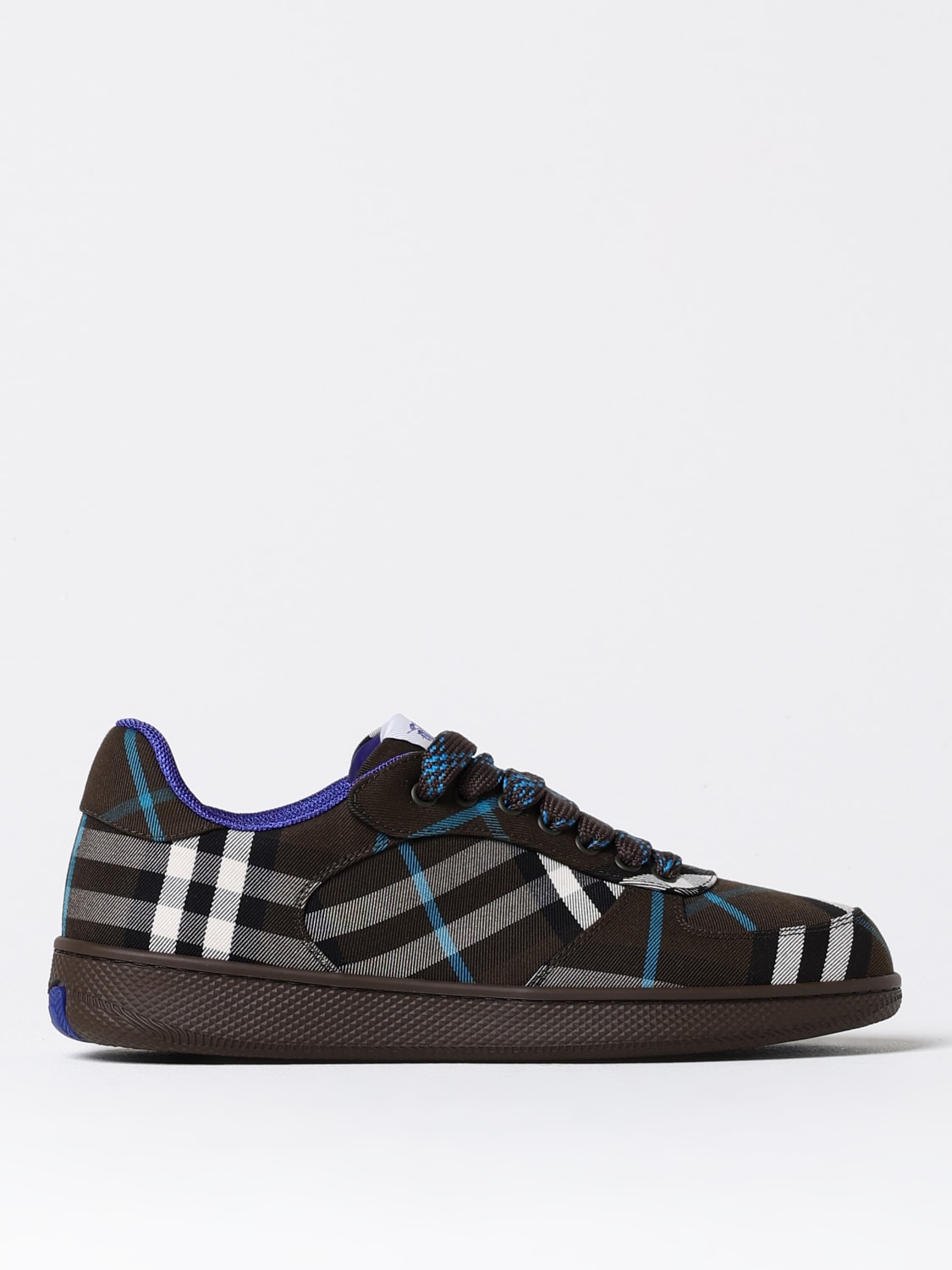 Giglio Sneakers Check Burberry in canvas stampata