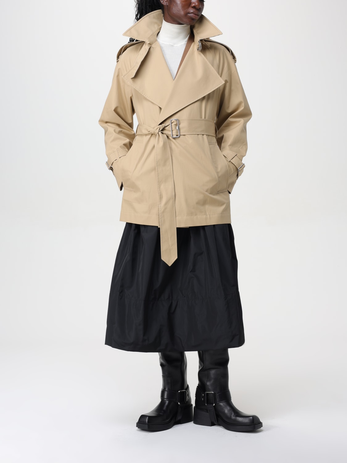 BURBERRY TRENCH COAT: Jacket woman Burberry, Beige - Img 2