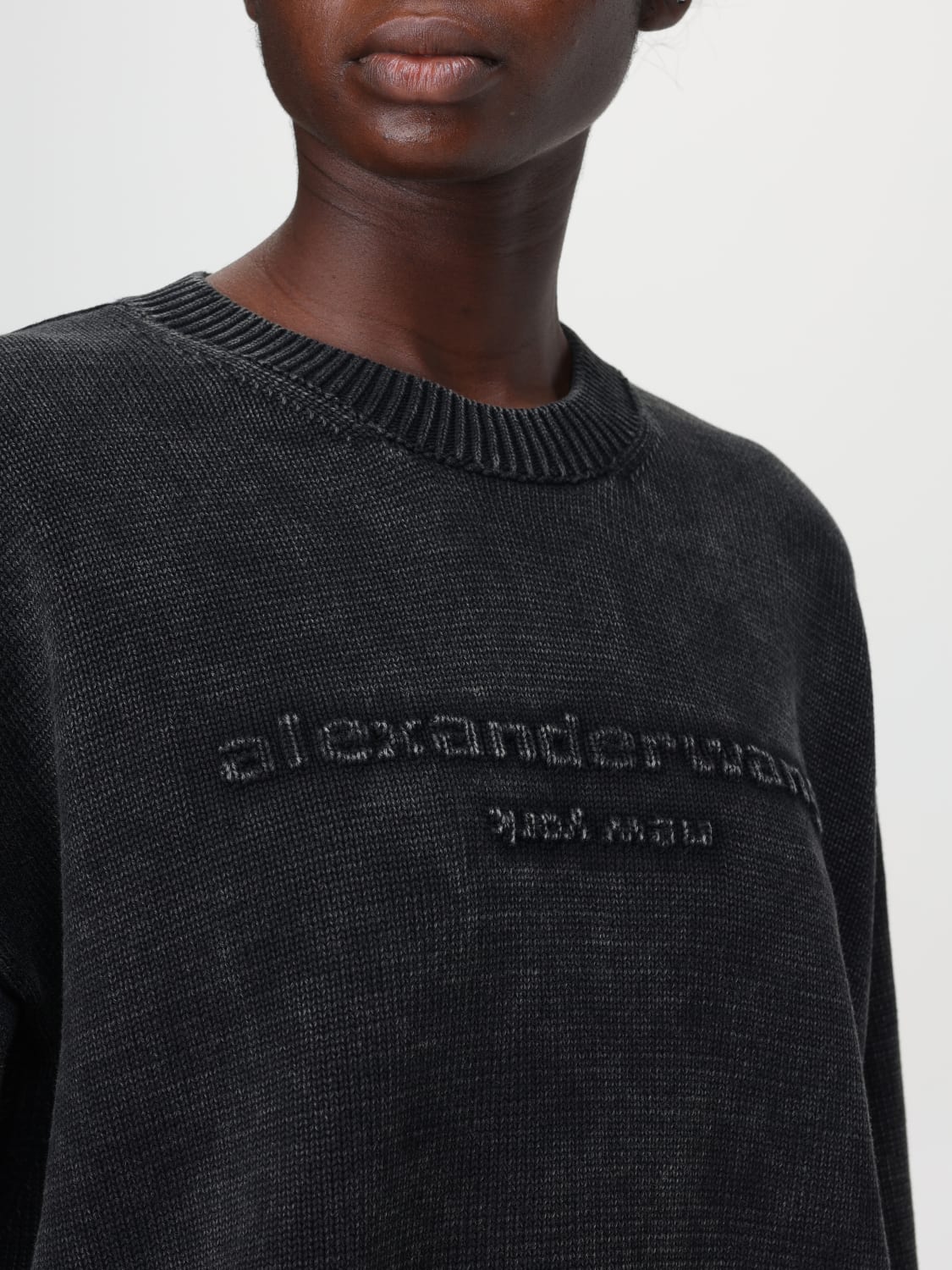 ALEXANDER WANG SWEATER: Sweatshirt woman Alexander Wang, Black - Img 5