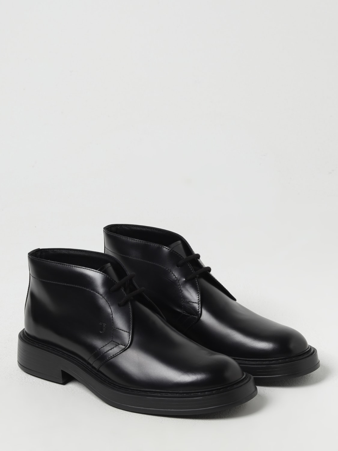 TOD'S ZAPATOS ABOTINADOS: Zapatos hombre Tod's, Negro - Img 2